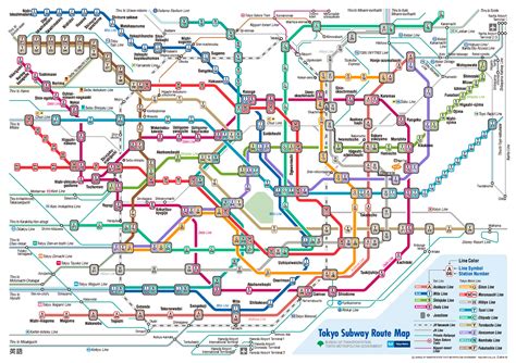 Maps Of Tokyo: Subway, Sightseeing and City Map.